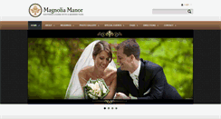 Desktop Screenshot of magnoliamanorevents.com