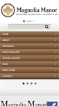Mobile Screenshot of magnoliamanorevents.com